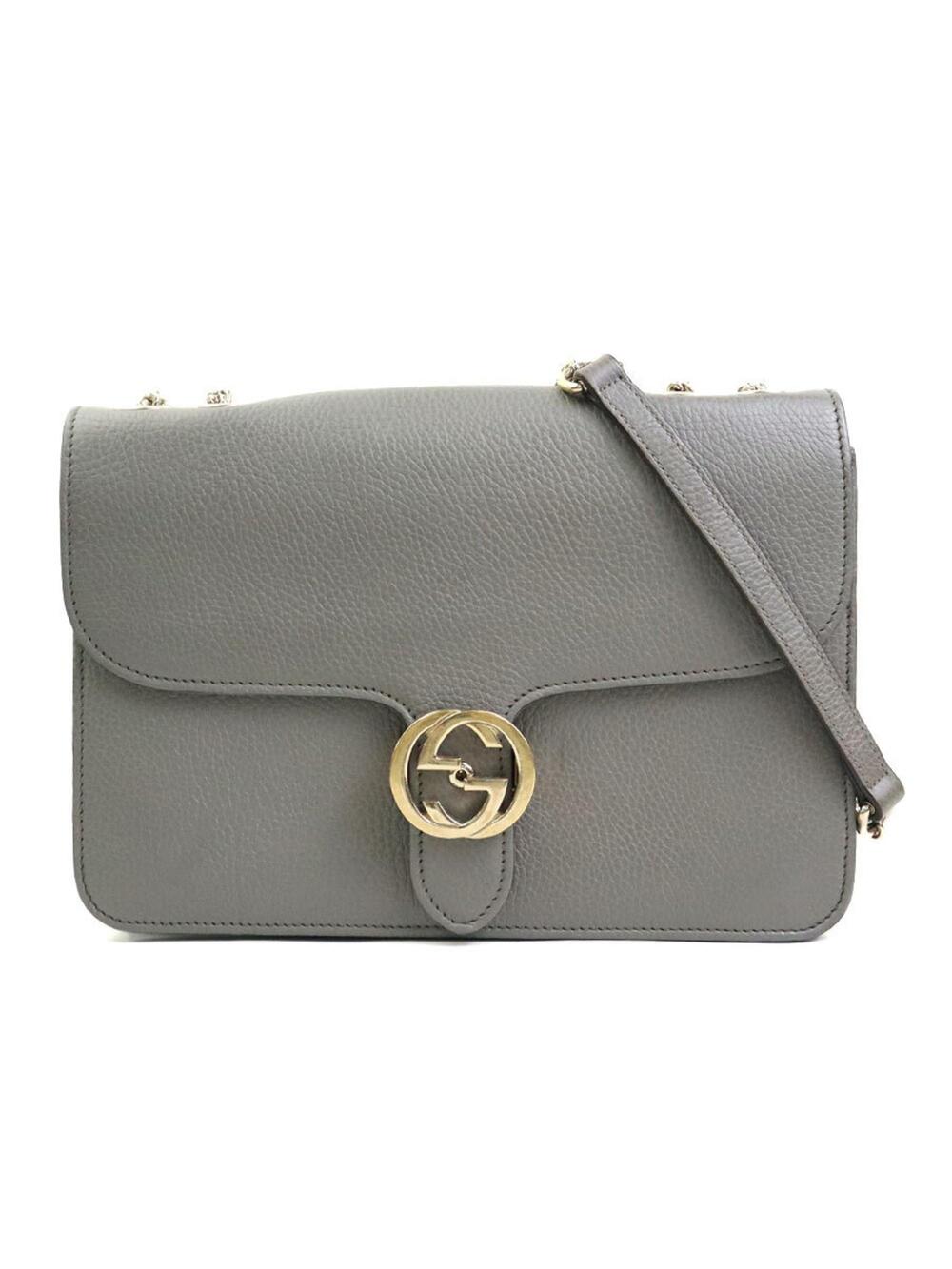 Gucci Interlocking Shoulder Bag Leather #252148G69B
